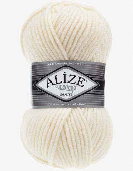 ALİZE SUPERLANA MAXİ 01-Krem